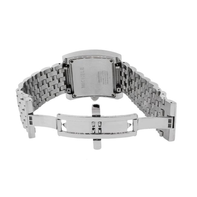Michele White Black Silver Roman Cloette Mother Of Pearl Dial Ladies Watch Michele White Black Silver Roman Cloette Mother Of Pearl Dial Ladies Watch