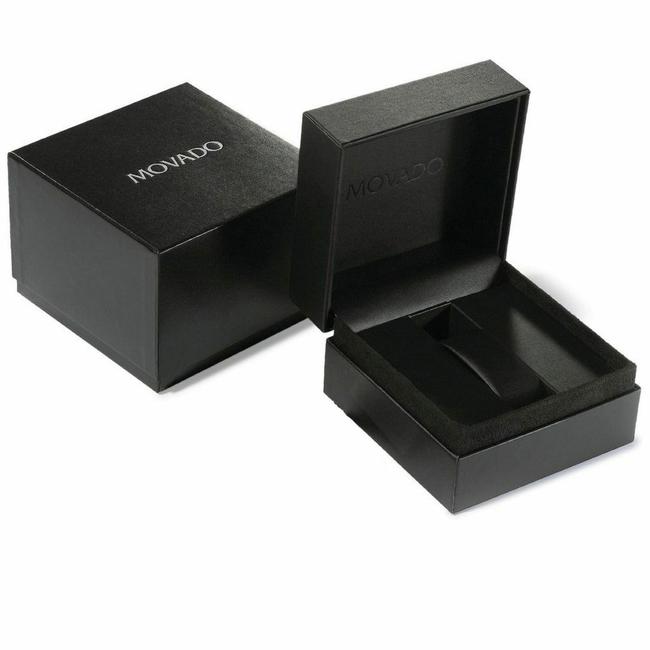 Movado Silver 0606761 Mens Se. Pilot Black Quartz Watch Movado Silver 0606761 Mens Se. Pilot Black Quartz Watch