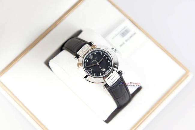 Versace Silver/Black Womens 68q99d009 S009 Reve Watch Versace Silver/Black Womens 68q99d009 S009 Reve Watch