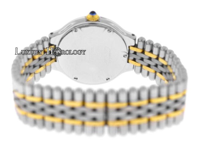 Cartier Must De 21 Steel 18k Gold 125000p Bullet Bracelet Quartz Watch Cartier Must De 21 Steel 18k Gold 125000p Bullet Bracelet Quartz Watch