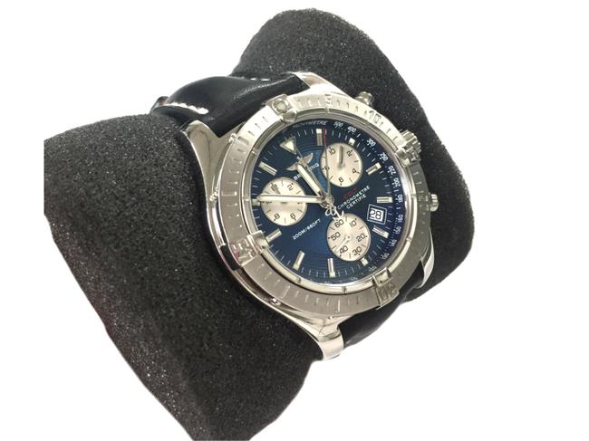 Breitling Black Colt Chronograph Steel Quartz Men Watch Breitling Black Colt Chronograph Steel Quartz Men Watch