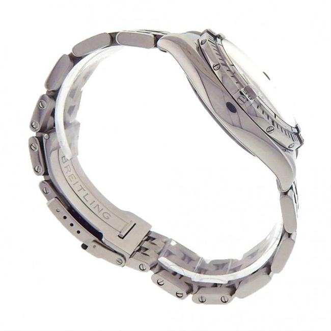Breitling Silver Windrider Cockpit A49350 Stainless Steel Big Date Watch Breitling Silver Windrider Cockpit A49350 Stainless Steel Big Date Watch