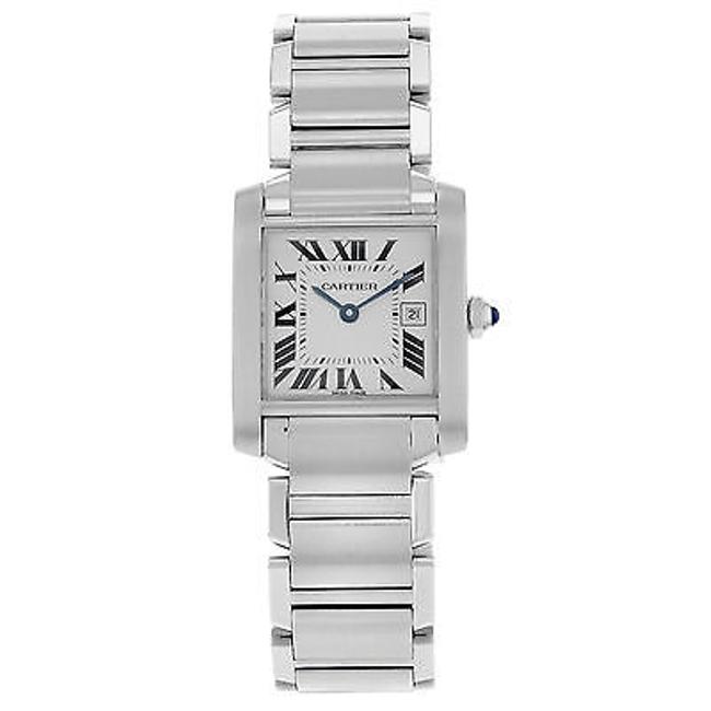 Cartier Silver Gold Tank Francaise Ladies W51011q3 Watch Cartier Silver Gold Tank Francaise Ladies W51011q3 Watch