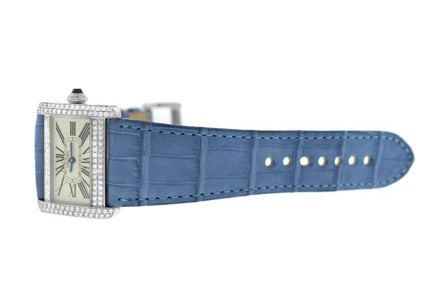 Cartier Silver Divan 2599 Ladies Diamond Stainless Steel Quartz 31mm Watch Cartier Silver Divan 2599 Ladies Diamond Stainless Steel Quartz 31mm Watch