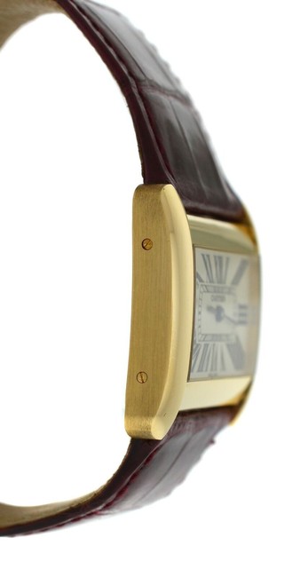 Cartier Gold Divan 2602 Unisex Large 18k Rose Quartz 38mm Watch Cartier Gold Divan 2602 Unisex Large 18k Rose Quartz 38mm Watch