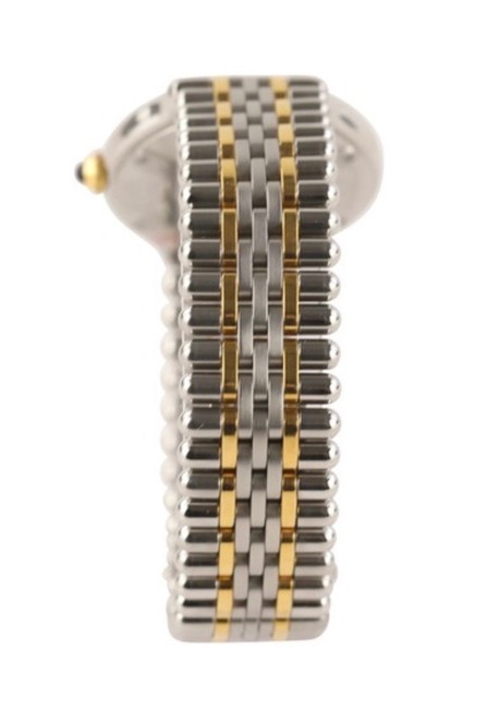 Cartier Silver Must 21 Bullet Two Tone Watch Cartier Silver Must 21 Bullet Two Tone Watch
