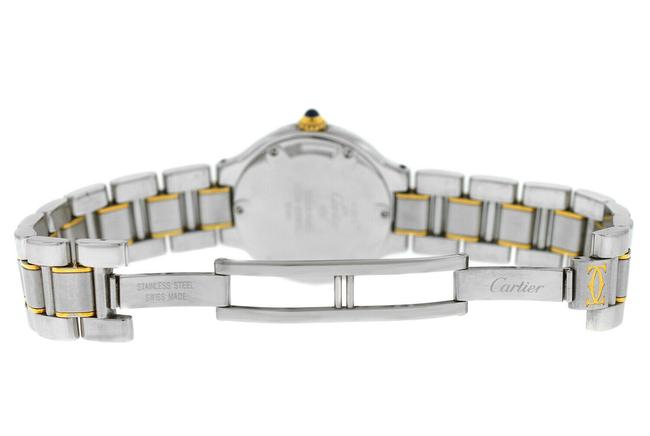 Cartier Yellow Gold Silver Must De 1340 Ladies Quartz Steel 28mm Watch Cartier Yellow Gold Silver Must De 1340 Ladies Quartz Steel 28mm Watch