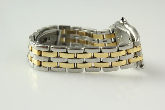 Cartier Silver and Gold Panthere Watch Cartier Silver and Gold Panthere Watch