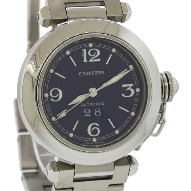 Cartier Stainless Steel Box Pasha C 35mm Big Date 2475 Navy With Watch Cartier Stainless Steel Box Pasha C 35mm Big Date 2475 Navy With Watch