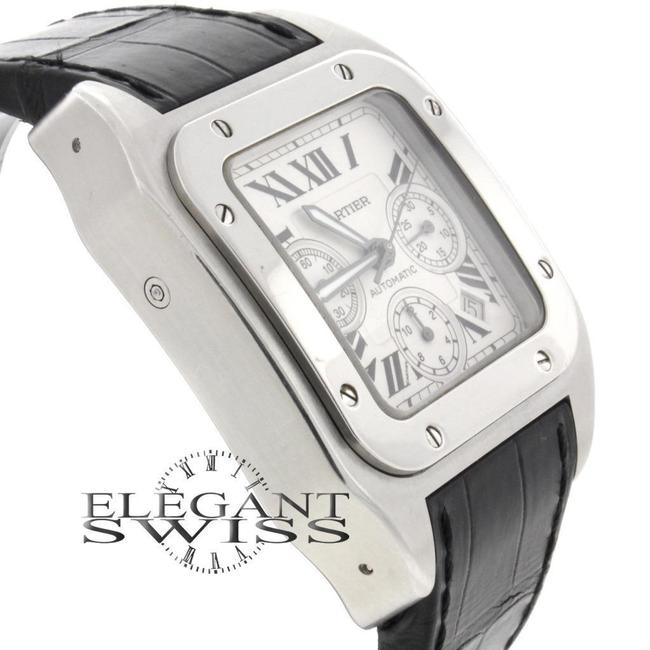 Cartier Box XL Santos 100 Chronograph Steel Mens W20090x8 Box&papers Watch Cartier Box XL Santos 100 Chronograph Steel Mens W20090x8 Box&papers Watch
