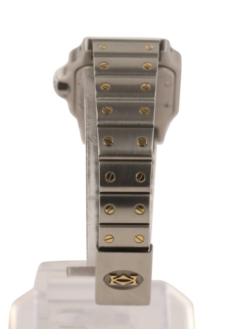 Cartier Silver Santos Galbee 1567 Stainless Steel Watch Cartier Silver Santos Galbee 1567 Stainless Steel Watch