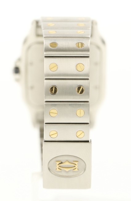 Cartier Silver Santos Galbee Two Tone Moon Phase Watch Cartier Silver Santos Galbee Two Tone Moon Phase Watch