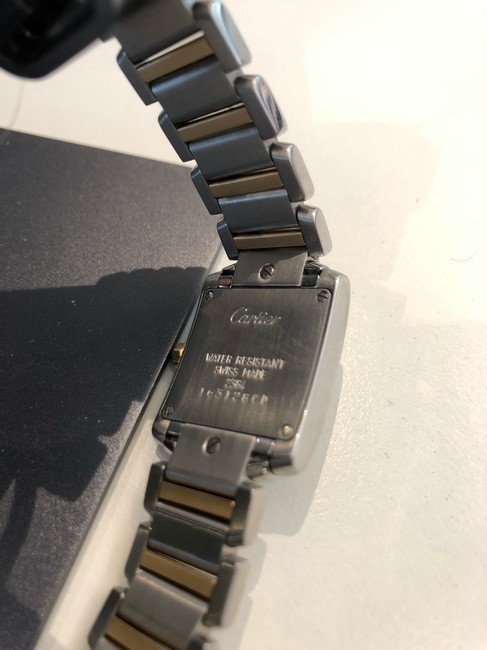 Cartier Silver Tank Francaise Stainless Steel Watch Cartier Silver Tank Francaise Stainless Steel Watch