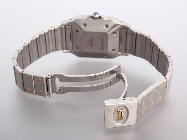 Cartier Mid-size Two Tone Santos Watch Cartier Mid-size Two Tone Santos Watch