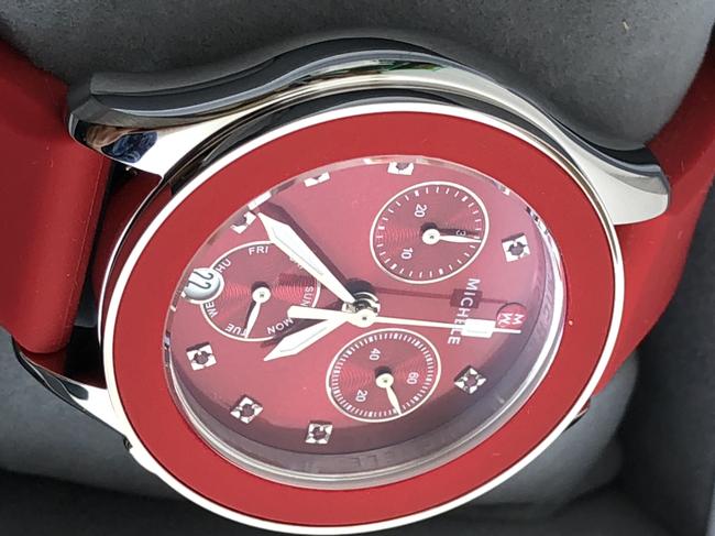 Michele Red Flash-sale Cape Chronograph Dial Mww27c000004 Watch Michele Red Flash-sale Cape Chronograph Dial Mww27c000004 Watch
