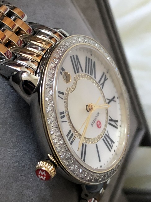 Michele Gold/Silver Serein 0.61 Ctw Diamond Mw21b01c5963 Watch Michele Gold/Silver Serein 0.61 Ctw Diamond Mw21b01c5963 Watch