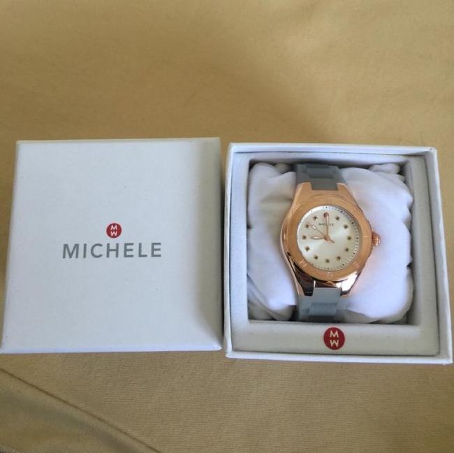 Michele Multicolor Jelly (Rosegold/Grey) Small Bean Topaz Mww12p000010 Watch Michele Multicolor Jelly (Rosegold/Grey) Small Bean Topaz Mww12p000010 Watch