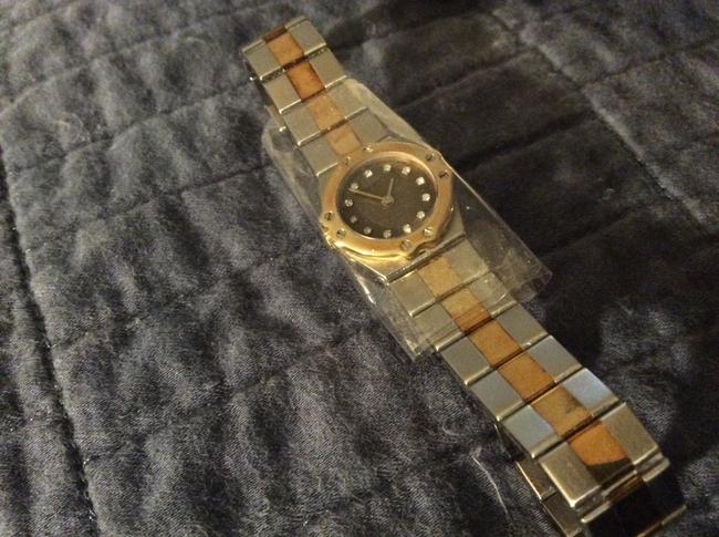 Chopard Gold New/ Old Stock Ladys Stainless Steel & Diamond Watch Chopard Gold New/ Old Stock Ladys Stainless Steel & Diamond Watch
