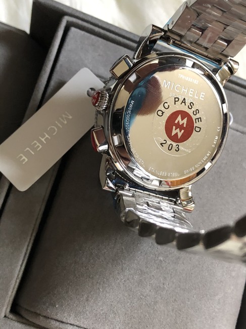 Michele Silver Sport Sail White Dial Watch Michele Silver Sport Sail White Dial Watch