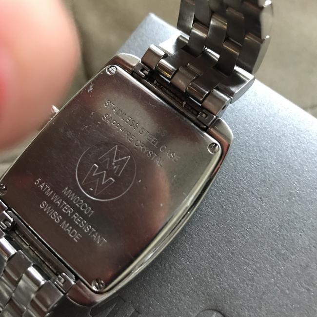 Michele Silver/ Stainless Steal Urban Diamond Watch Michele Silver/ Stainless Steal Urban Diamond Watch