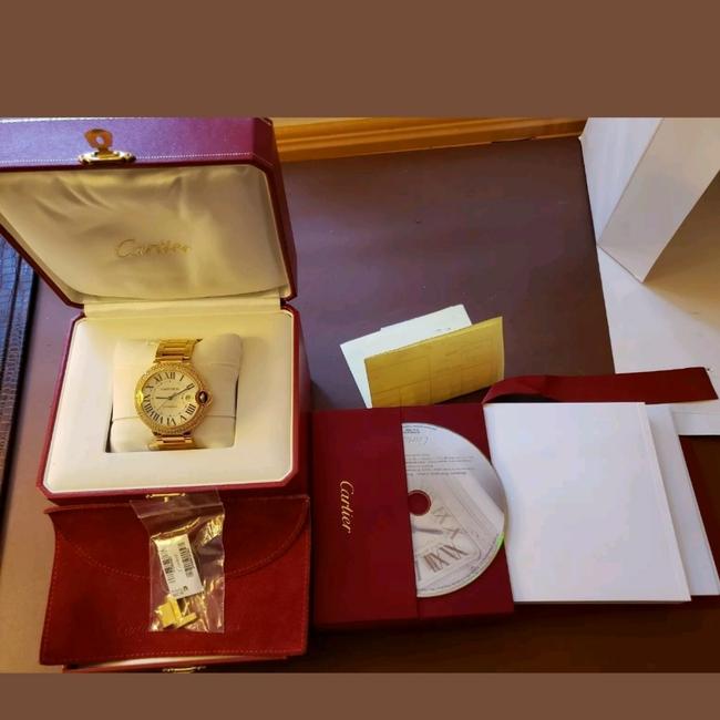 Cartier Rose Gold & White Diamonds Box Ballon Bleu 42mm Large 18k Automaticwe9008z3 Watch Cartier Rose Gold & White Diamonds Box Ballon Bleu 42mm Large 18k Automaticwe9008z3 Watch