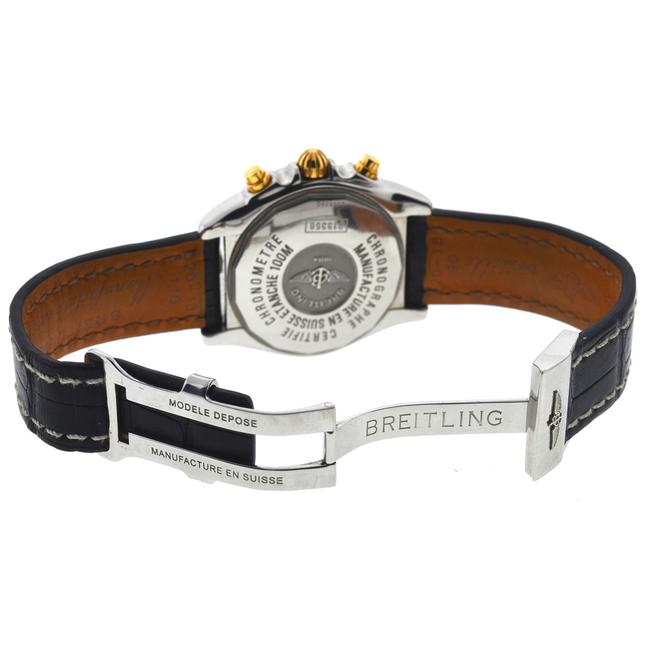 Breitling White B13358 Chronograph Cockpit Leather Strap Watch Breitling White B13358 Chronograph Cockpit Leather Strap Watch