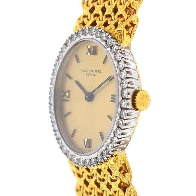 Patek Philippe Yellow Ellipse 4178 18k Gold Diamond Manual Wind Watch Patek Philippe Yellow Ellipse 4178 18k Gold Diamond Manual Wind Watch