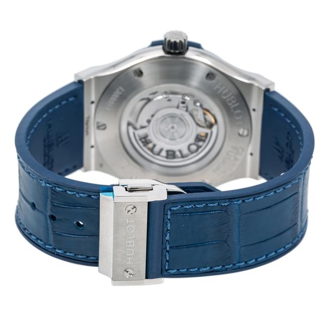 Hublot Blue Classic Fusion 511.nx 45mm Dial with Leather Bracelet Watch Hublot Blue Classic Fusion 511.nx 45mm Dial with Leather Bracelet Watch