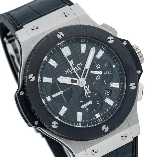 Hublot Black Big Bang 301.sm 44mm Dial with Leather Bracelet Watch Hublot Black Big Bang 301.sm 44mm Dial with Leather Bracelet Watch