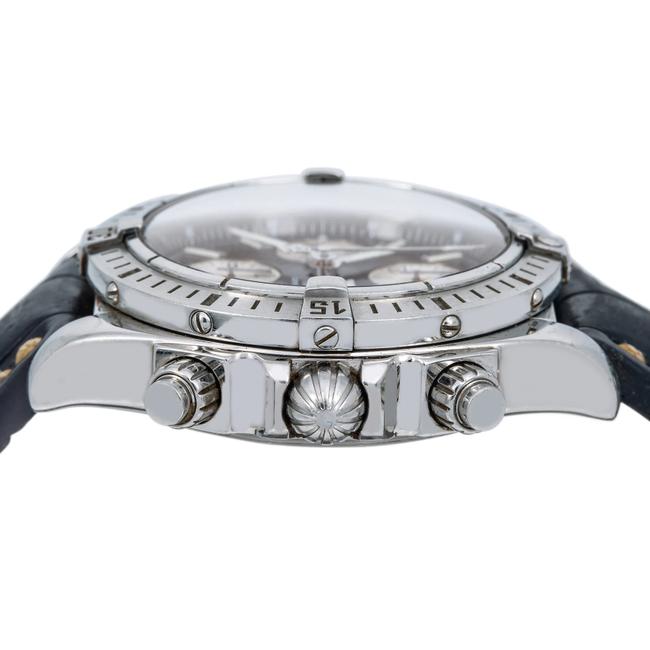 Breitling Black Chronomat Evolution A13356 44mm Dial with Stainless St Watch Breitling Black Chronomat Evolution A13356 44mm Dial with Stainless St Watch