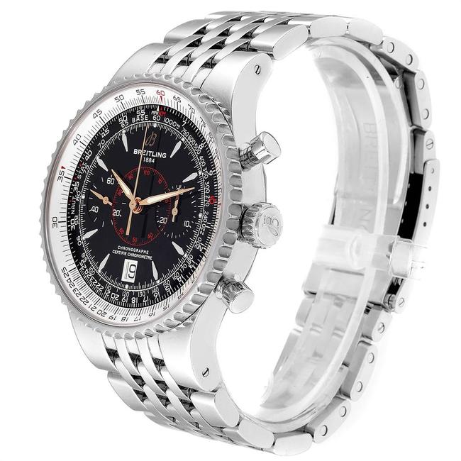 Breitling Black Montbrillant Legende Stainless Steel Mens A23340 Watch Breitling Black Montbrillant Legende Stainless Steel Mens A23340 Watch