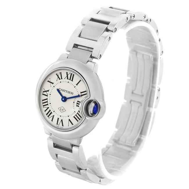 Cartier Silver Ballon Bleu Stainless Steel Small Ladies W69010z4 Watch Cartier Silver Ballon Bleu Stainless Steel Small Ladies W69010z4 Watch