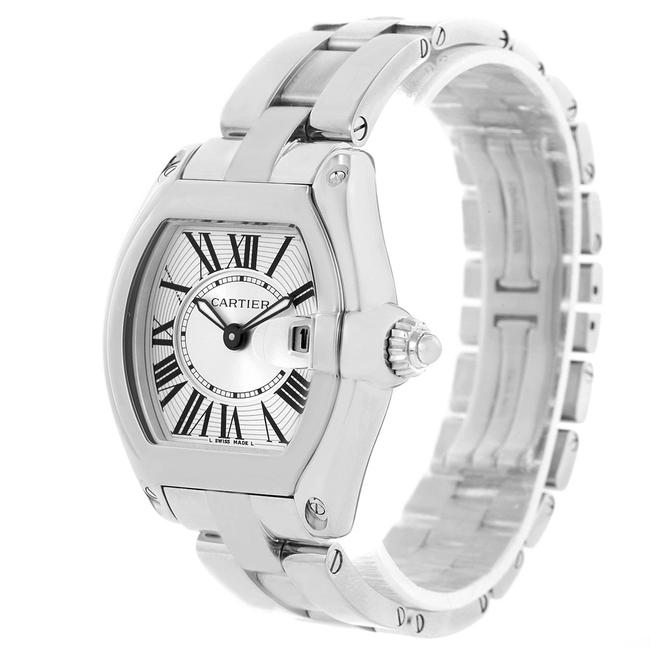 Cartier Silver Roman Roadster Dial Numerals Steel Ladies W62016v3 Watch Cartier Silver Roman Roadster Dial Numerals Steel Ladies W62016v3 Watch