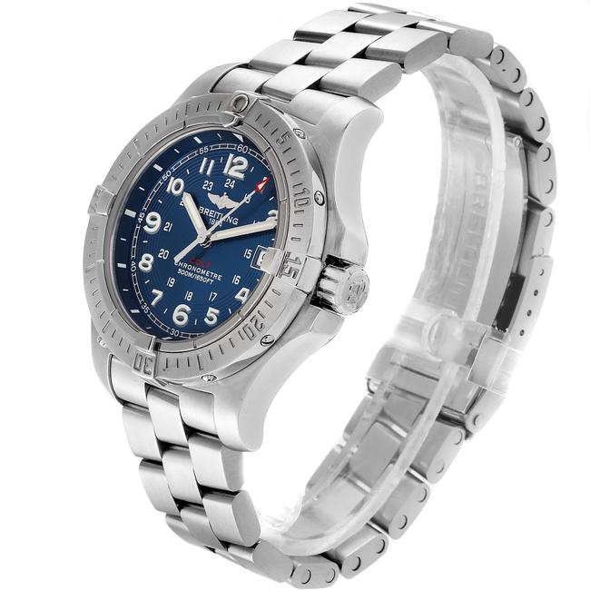 Breitling Concentric Blue Colt Quartz Dial Stainless Steel Mens A74380 Watch Breitling Concentric Blue Colt Quartz Dial Stainless Steel Mens A74380 Watch