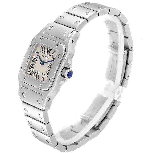 Cartier Silver Santos Galbee Small Steel Dial Quartz W20056d6 Watch Cartier Silver Santos Galbee Small Steel Dial Quartz W20056d6 Watch