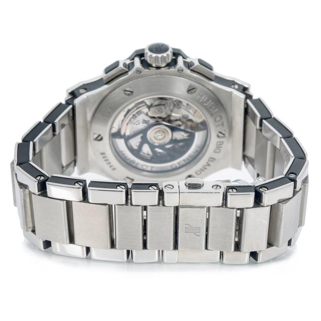 Hublot Black Big Bang 301.sx.130.sx 44mm Dial with Stainless Steel Bra Watch Hublot Black Big Bang 301.sx.130.sx 44mm Dial with Stainless Steel Bra Watch