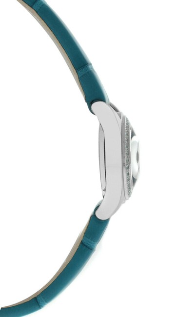 Corum Silver Bubble Mini 137.100.47/0003 Bl01 Topaz Ladies Steel 17mm Quartz Watch Corum Silver Bubble Mini 137.100.47/0003 Bl01 Topaz Ladies Steel 17mm Quartz Watch