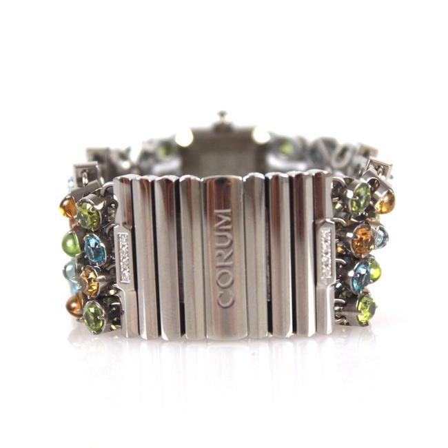 Corum Ladys Multicolored Semi-precious Stones Bracelet Watch Corum Ladys Multicolored Semi-precious Stones Bracelet Watch