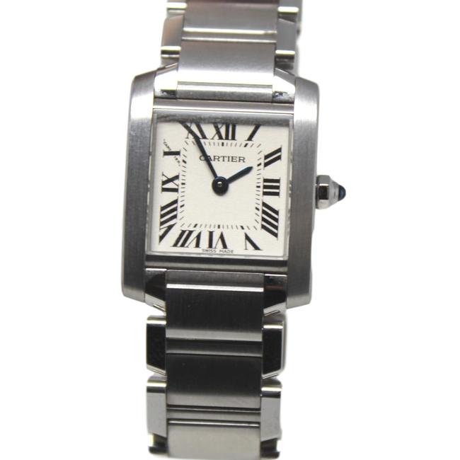 Cartier Silver Small Tank Watch Cartier Silver Small Tank Watch