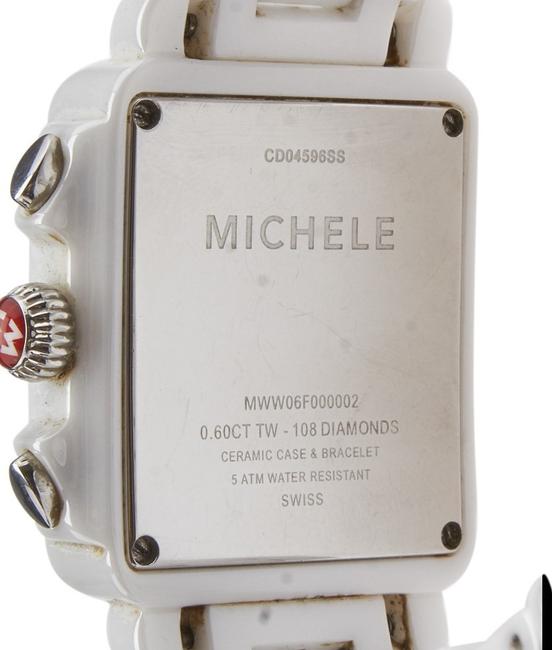 Michele Mww06f000002 Diamond Deco Stainless Steel Quartz Chronograph Watch 103550 Michele Mww06f000002 Diamond Deco Stainless Steel Quartz Chronograph Watch 103550