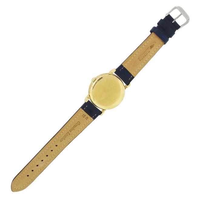 Omega Yellow Blue White Cosmic Triple Date Moonphase 18k Gold Vintage Watch Omega Yellow Blue White Cosmic Triple Date Moonphase 18k Gold Vintage Watch