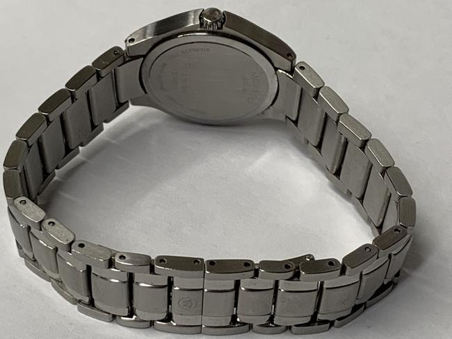 Movado Black/Silver 0606784 Collection Stainless Steel Watch Movado Black/Silver 0606784 Collection Stainless Steel Watch
