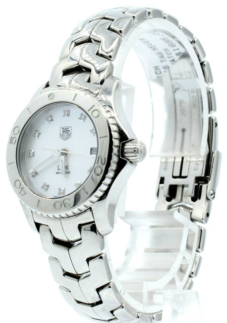 TAG Heuer Silver Link Ref: Wj1319-0 Quartz Diamond Mop Stainless Steel Ladies Watch TAG Heuer Silver Link Ref: Wj1319-0 Quartz Diamond Mop Stainless Steel Ladies Watch