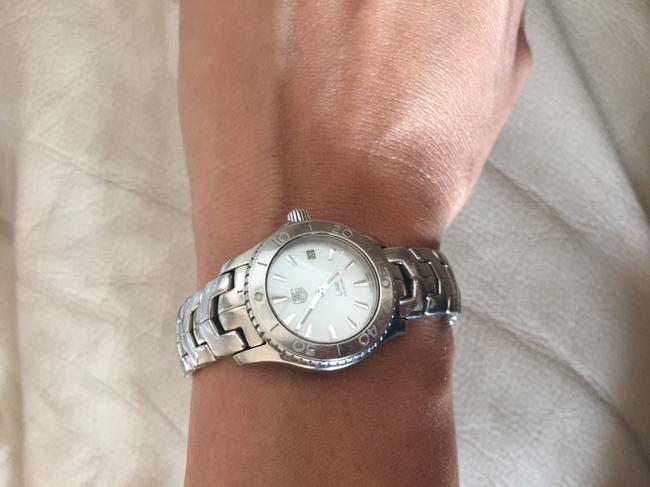 TAG Heuer White Stainless Steel Ladies Watch TAG Heuer White Stainless Steel Ladies Watch