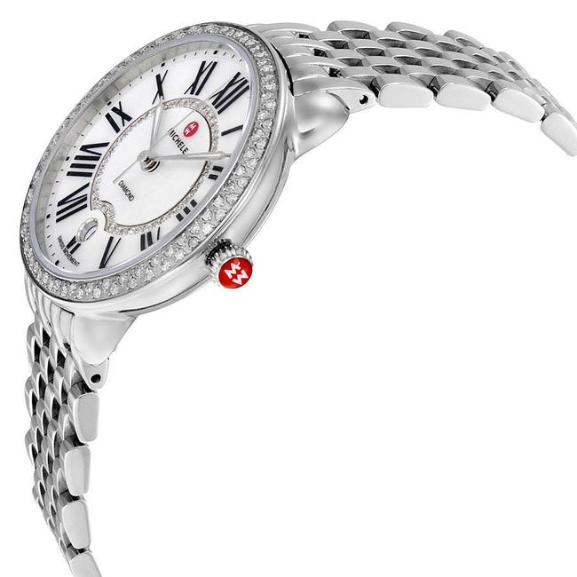 Michele Silver Serein Mid Mother Of Pearl Diamond Mww21b000030 Watch Michele Silver Serein Mid Mother Of Pearl Diamond Mww21b000030 Watch