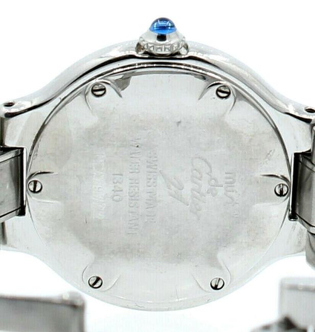 Cartier Silver Must De 21 Steel Round Dress Ref: 1340 Watch Cartier Silver Must De 21 Steel Round Dress Ref: 1340 Watch