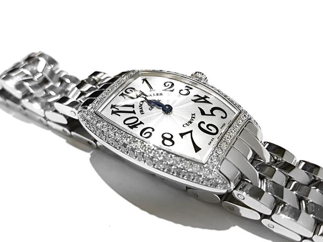 Franck Muller Curvex Ladies Diamond Bezel Stainless Steel 1752 Qz D Watch Franck Muller Curvex Ladies Diamond Bezel Stainless Steel 1752 Qz D Watch