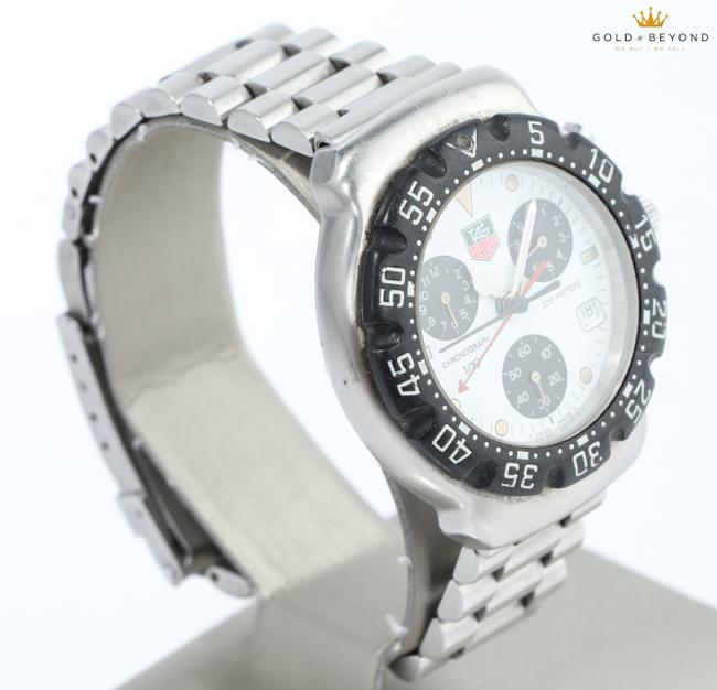 TAG Heuer White/ Steel Formula 1 Chronograph Quartz Ca1212-r0 Watch TAG Heuer White/ Steel Formula 1 Chronograph Quartz Ca1212-r0 Watch