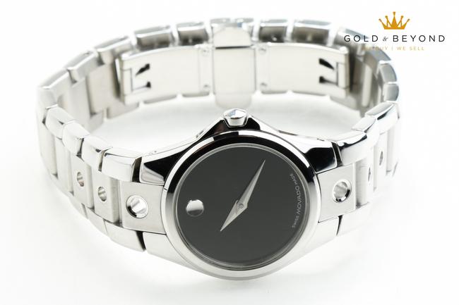 Movado Black/Steel 25mm Valeto Museum Ladies 84 G4 1843 Watch Movado Black/Steel 25mm Valeto Museum Ladies 84 G4 1843 Watch