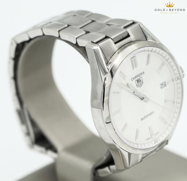 TAG Heuer Silver/ Steel Carrera Wv211a Watch TAG Heuer Silver/ Steel Carrera Wv211a Watch